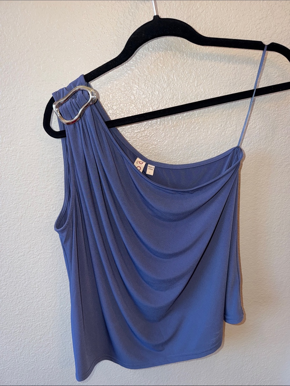 Dolan Left Coast One-Shoulder Buckle Top